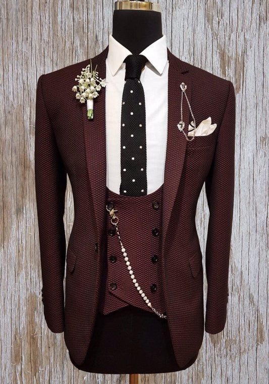 Custom Made Suits Jacquard and Textures - A Hand Tailored Suit