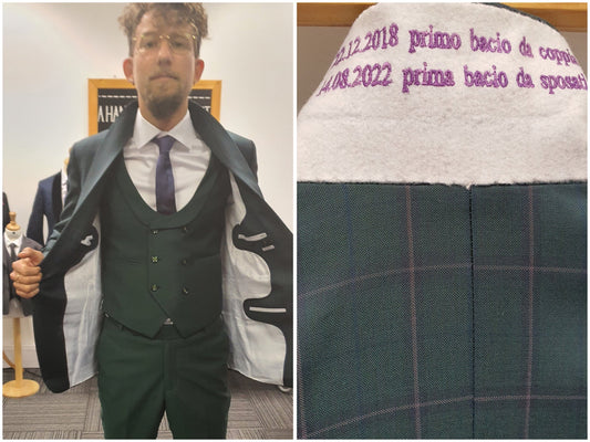 An August Italian Wedding for Alejandro! - A Hand Tailored Suit