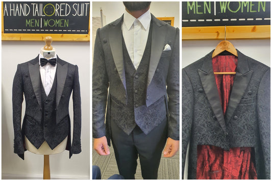 Rizwan's Modern Wedding Tailcoat Attire - A Hand Tailored Suit