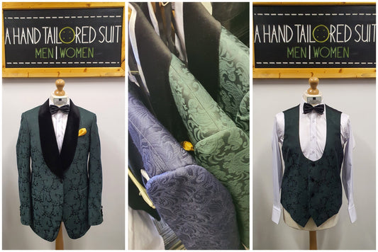 Blue and Green With Envy! Hassan's Wedding Party Attire - A Hand Tailored Suit