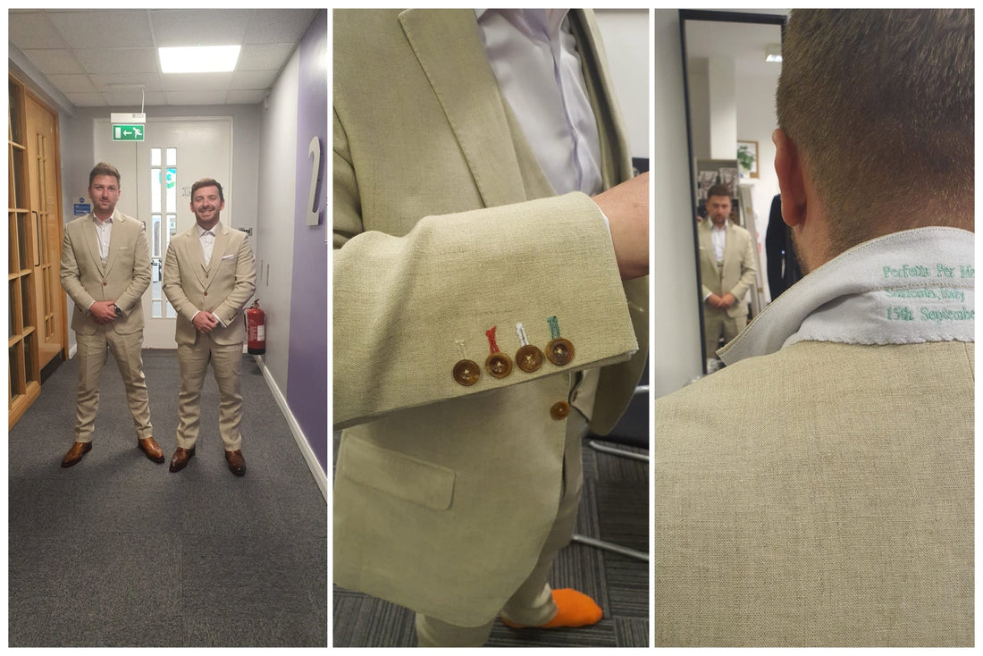 Linen Suits for an Italian Wedding! - A Hand Tailored Suit