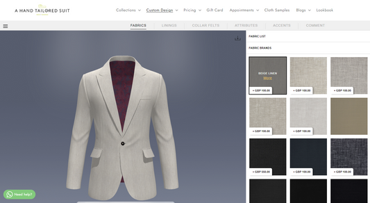 Online Custom Tailoring Design Feature: Unleash Your Imagination! Transform Ideas into 3D Reality!