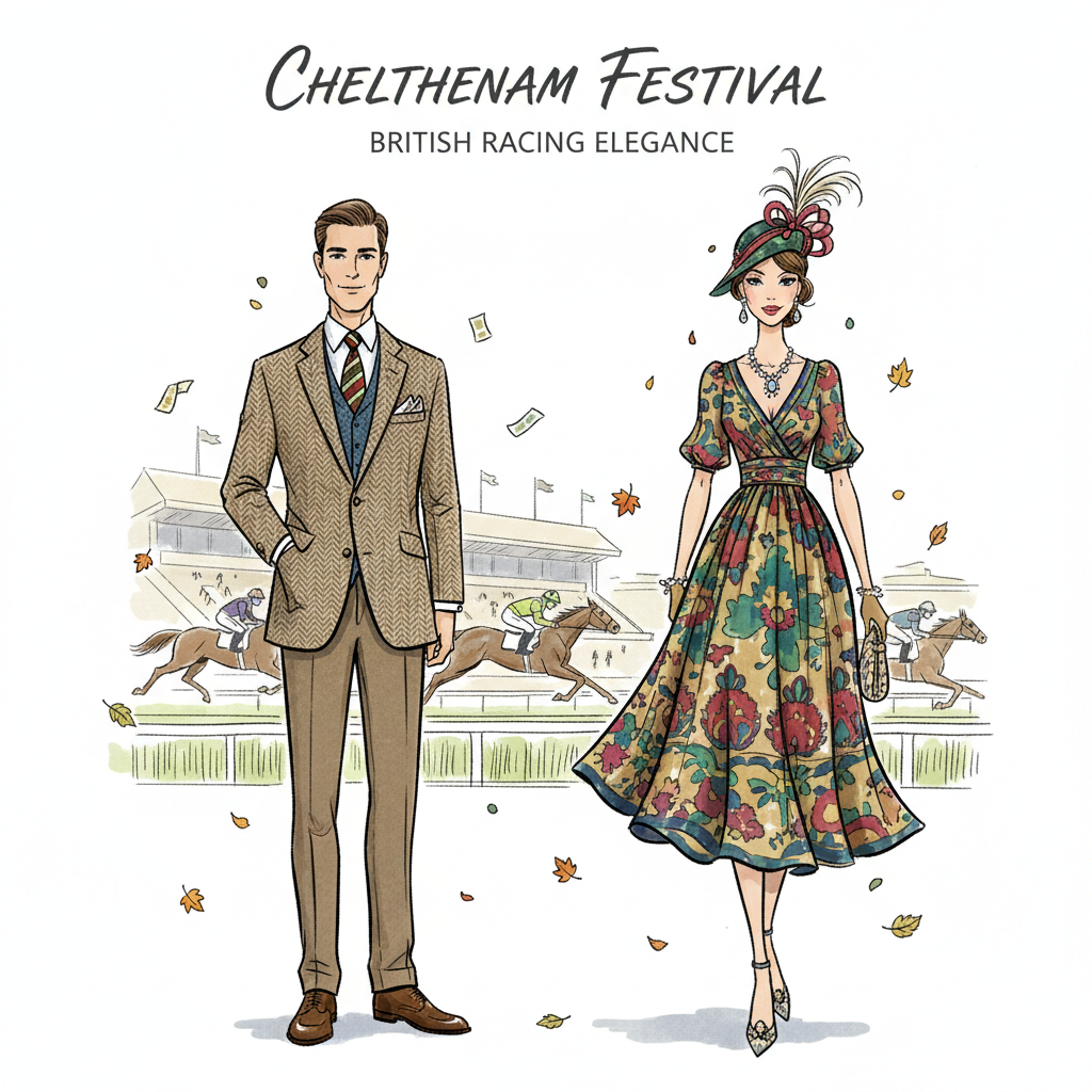 Cheltenham Festival Style Guide | Racing Dress Code for Men & Women  A  Hand Tailored Suit