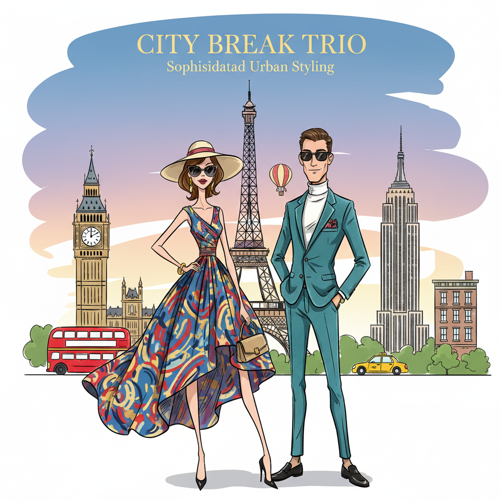 Curated visual reference: Visual Reference: City Break Style Guide London Paris New York Travel 2025
