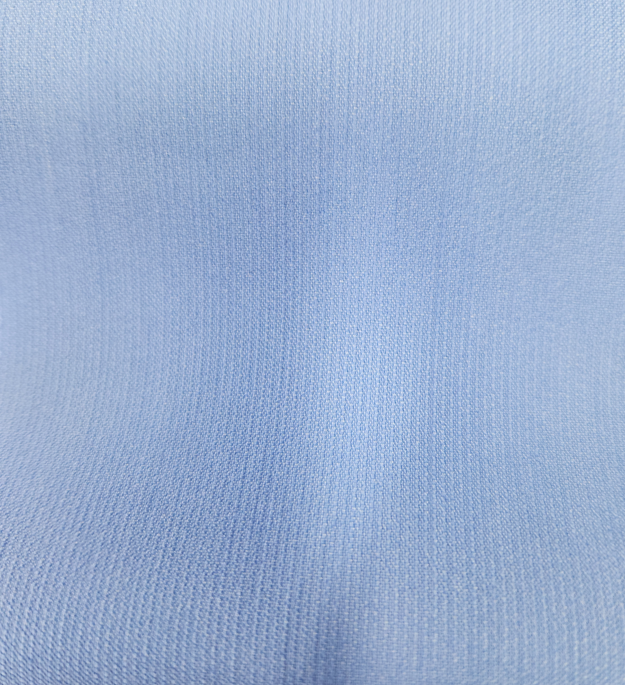 Medium Blue Textured Cotton/Stretch Shirt Style No: 753-4
