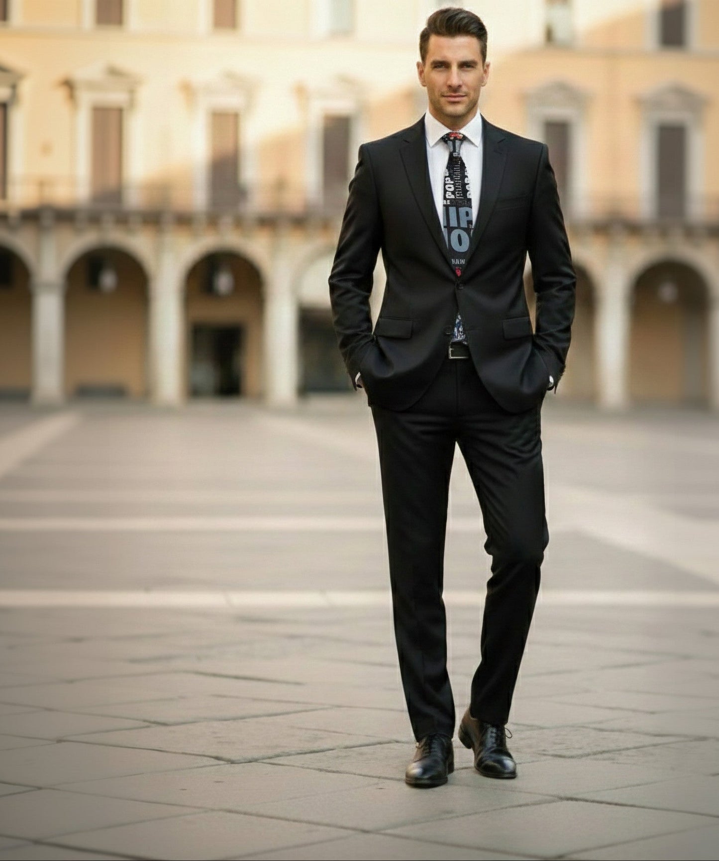 Mens Bespoke Necktie FL-11 Hip-hop