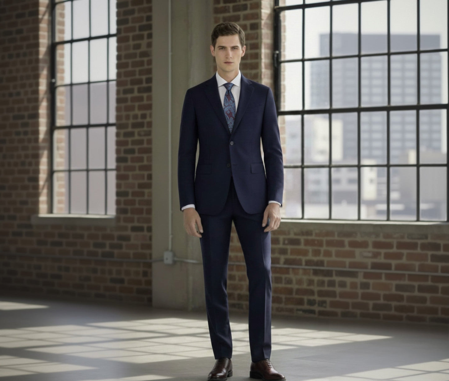 Mens Bespoke Necktie P-180 Lion Paisley