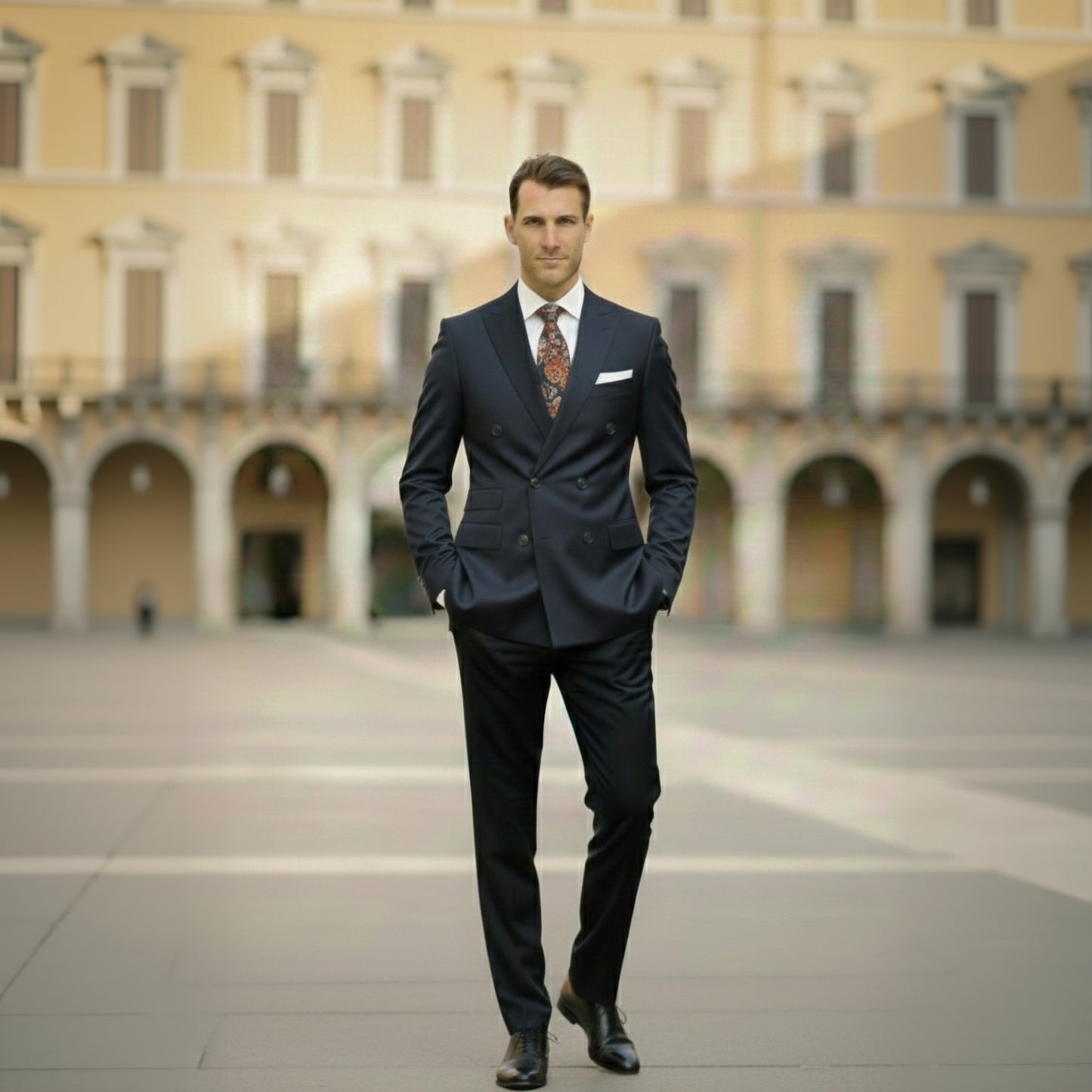 Mens Bespoke Necktie FL-21 Flowers