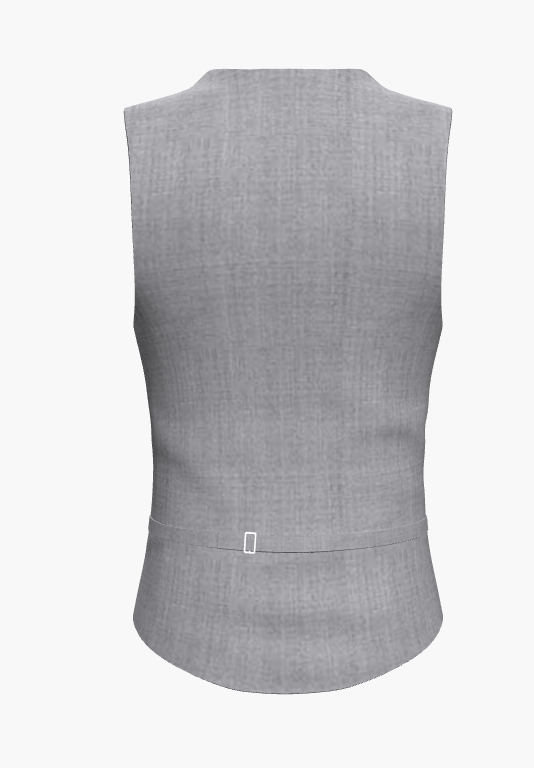 Waistcoat Light Grey Super 110'S / Style No WL2335054
