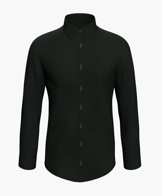 Shirt Black Egyptian Cotton / Style 515585