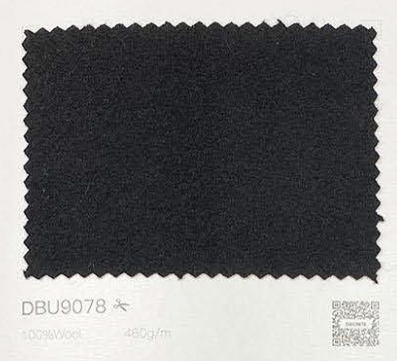 Black Wool Double Breasted /Women's Evening Coat / Style No DBU9078