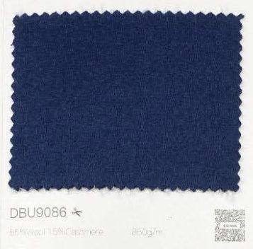Royal Blue Wool-Cashmere Single Breasted /Women's Evening Coat / Style No DBU9086