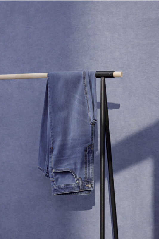 Bespoke Japanese Selvedge Denim Jeans Medium Blue Style No ZGA0017