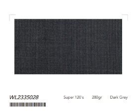 Women's English Pure Wool Charcoal Grey Evening Suit Super 120's Two Piece Suit