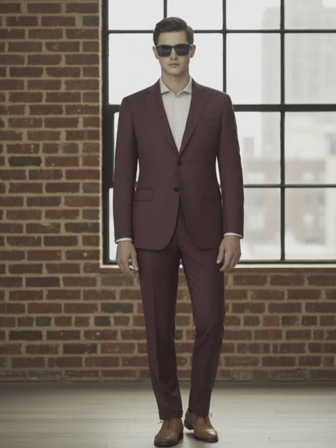 Maroon_Single_Breasted_Two_Piece_Suit