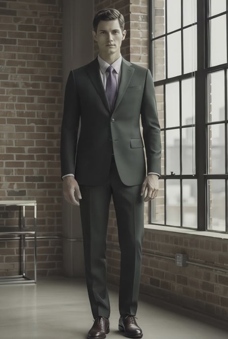 Forest Green Men's Suit
