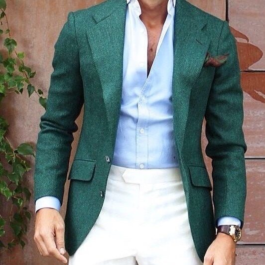 Green With Envy - A Hand Tailored Suit