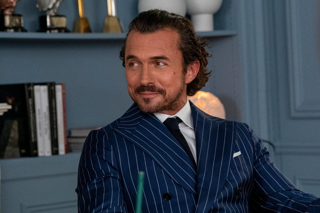 Antoine Continues to Mean Business in "Emily In Paris" - A Hand Tailored Suit