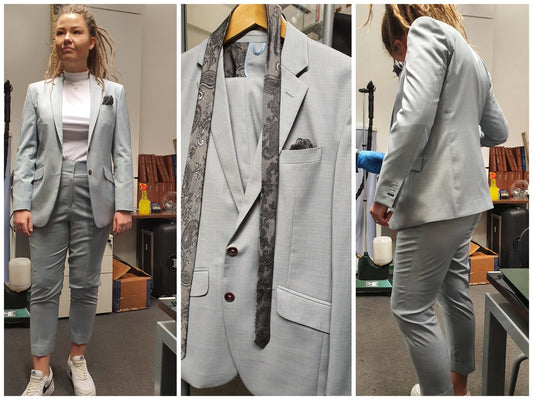 A Duck Egg Blue Suit Perfect For Spring Weddings - A Hand Tailored Suit