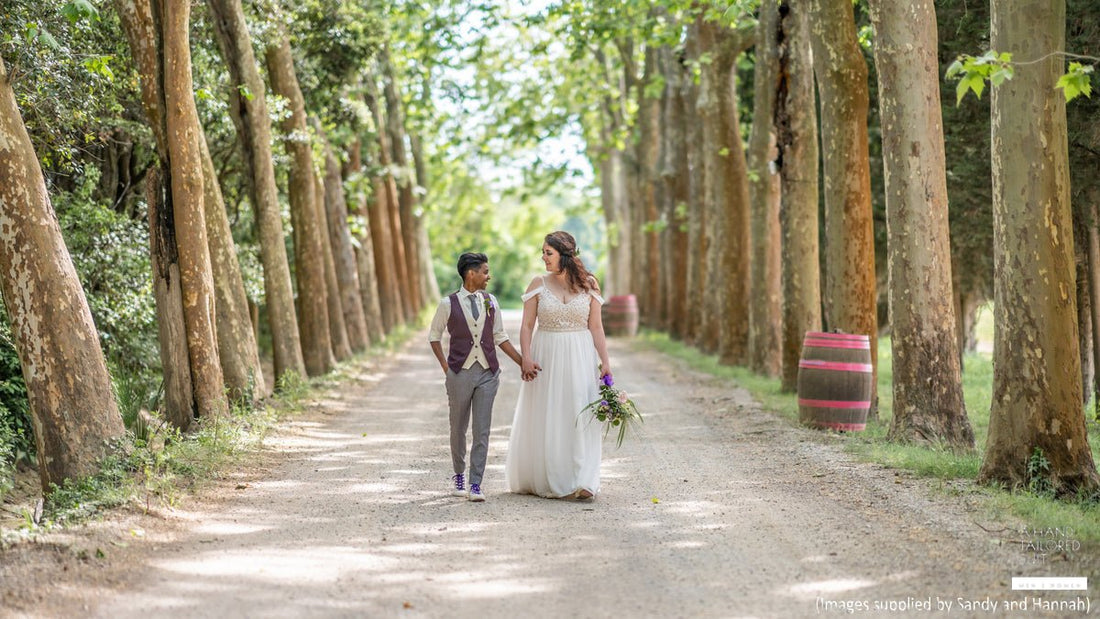 A Special Ladies' Wedding Waistcoat, Trousers & Shirt! - A Hand Tailored Suit