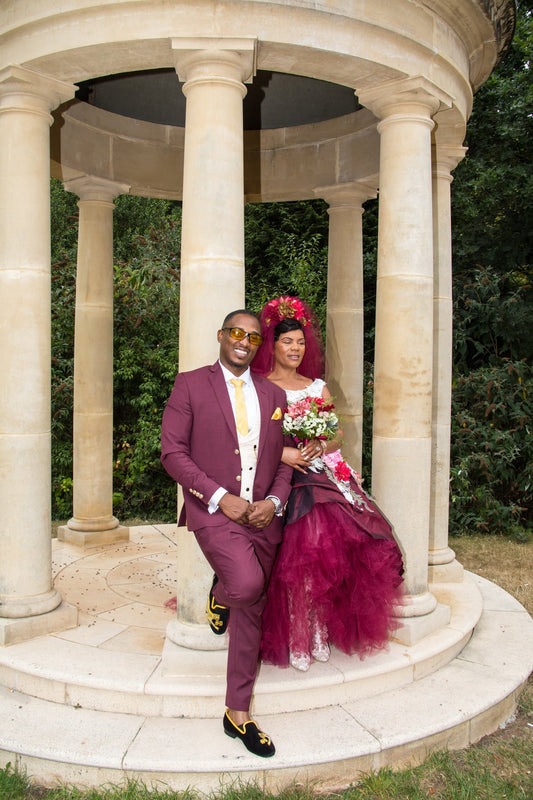 Shaun's Dream Burgundy Wedding Suit! - A Hand Tailored Suit