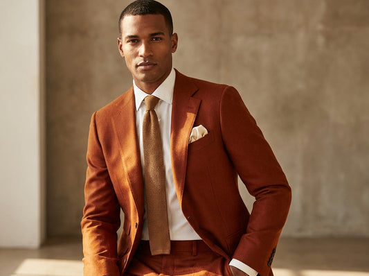 Part One - The Warm Palette for Men: 10 Tailored Suit Looks & 5 Jacket Outfits in Earthy Tones