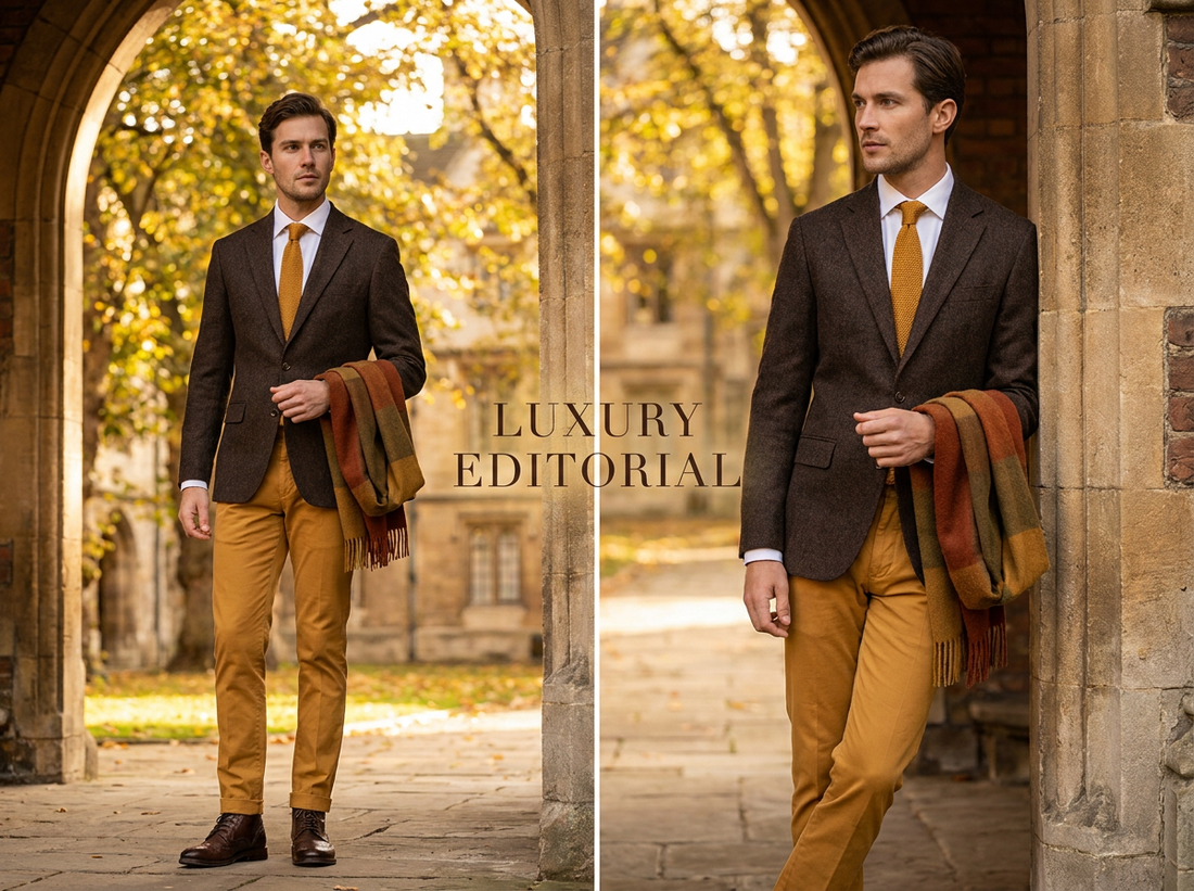Deep Autumn Colour Combinations: Rich, Luxurious Tailored Style