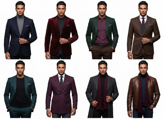 8 Modern Mix & Match Looks for the Deep Colour Palette Man