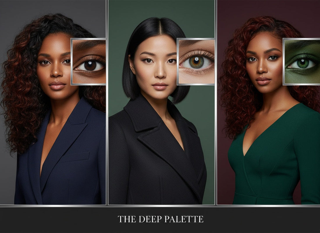 The Deep Palette for Women: Bold Elegance in Tailored Style