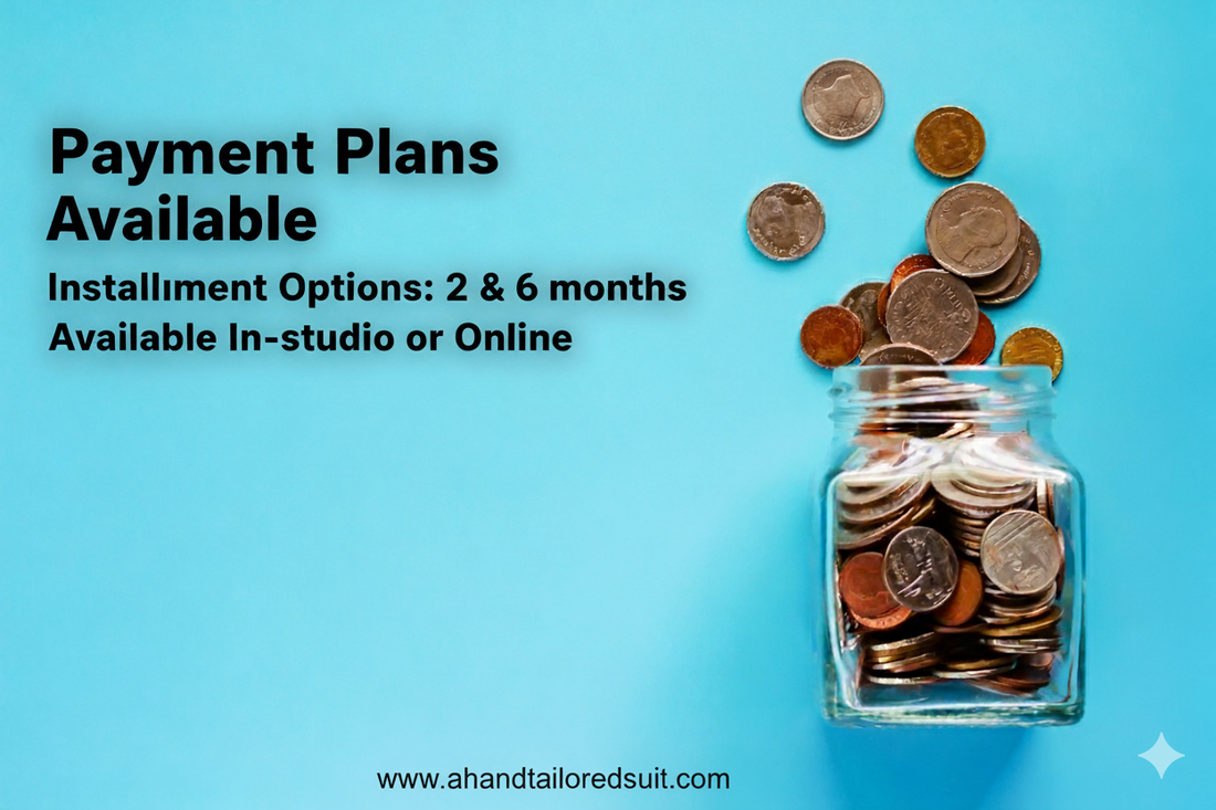 Payment Installment Plans Via A Hand Tailored Suit 