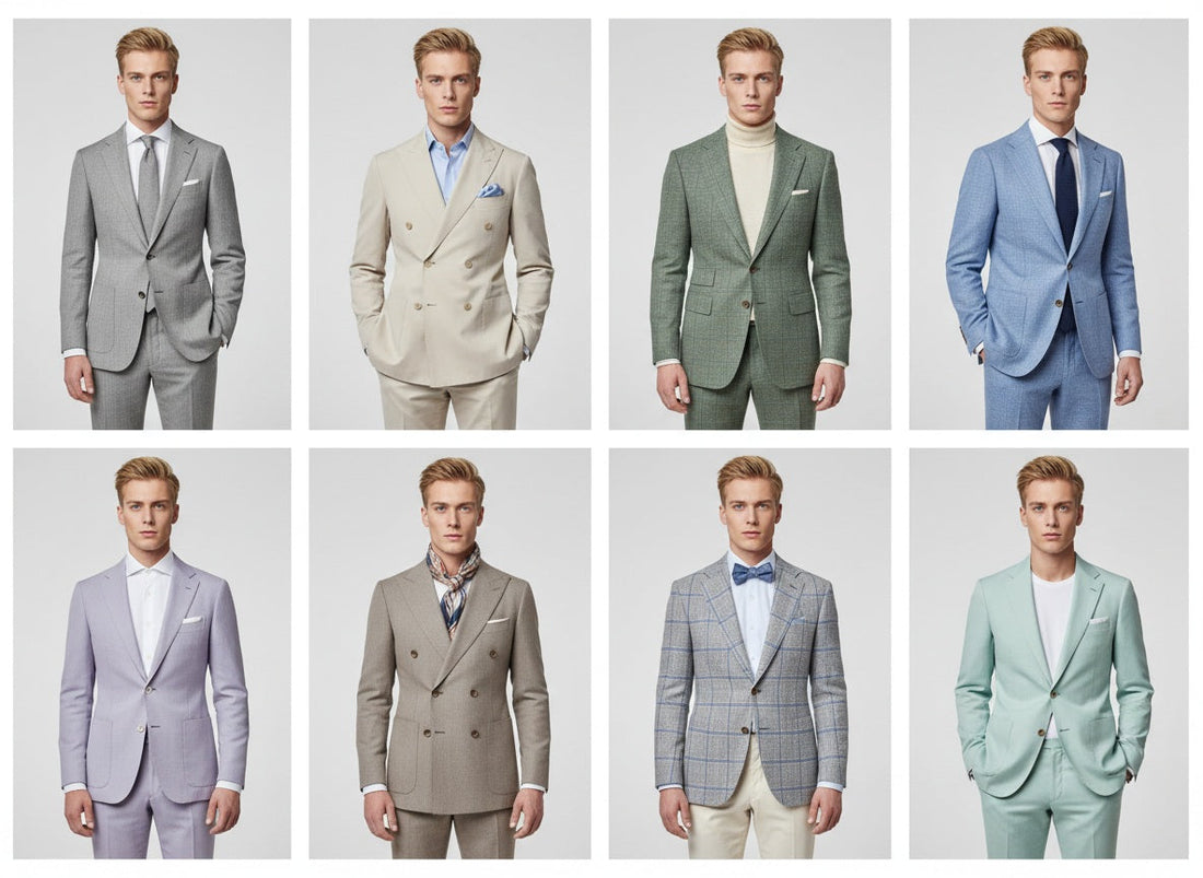 8 Modern Mix & Match Looks for the Light Colour Palette Man