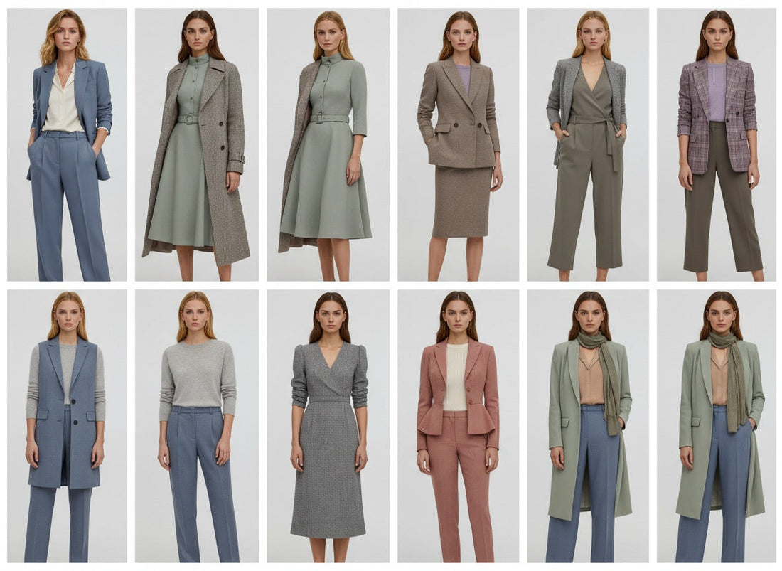 8 Modern Mix & Match Looks for the Muted Colour Palette Woman