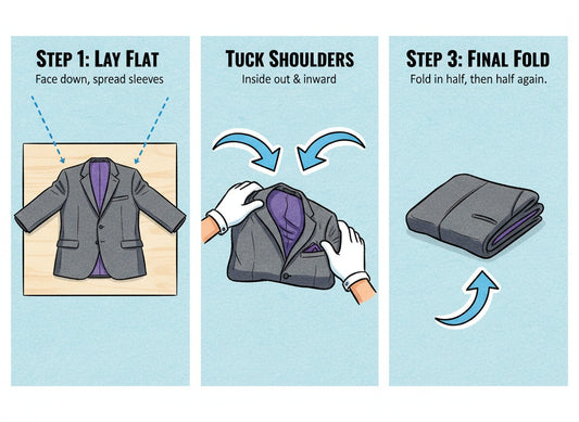 Jet-Set in Style: The Ultimate Guide to Packing Your Bespoke Suit for City Breaks & International Travel