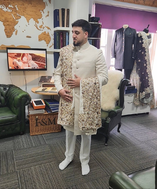 Crafting bespoke wedding attire requires an eye for detail, deep architectural structure, and an uncompromising commitment to fit.