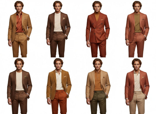 8 Modern Mix & Match Looks for the Warm Colour Palette Man