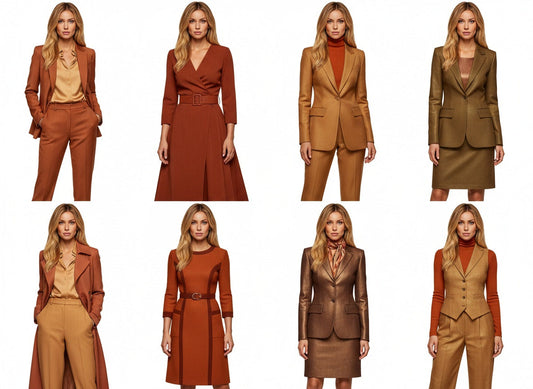 8 Modern Mix & Match Looks for the Warm Colour Palette Woman