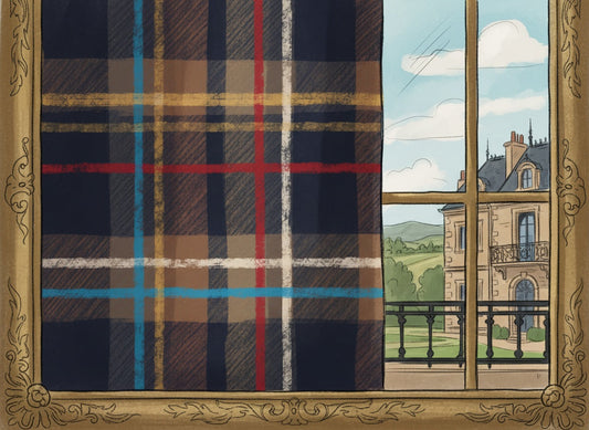 Windowpane Tweed – Bold Lines, Timeless Appeal