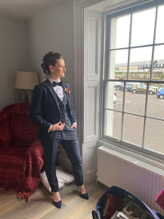 A Ladies Bespoke Three Piece Wedding Suit! - A Hand Tailored Suit 