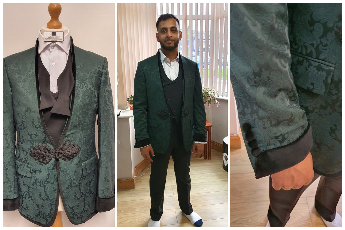 A Perfect Wedding Smoking Jacket - A Hand Tailored Suit 