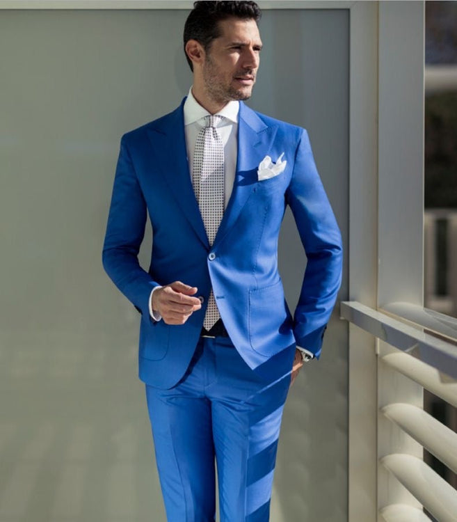 Bright Blue Suits - A Hand Tailored Suit