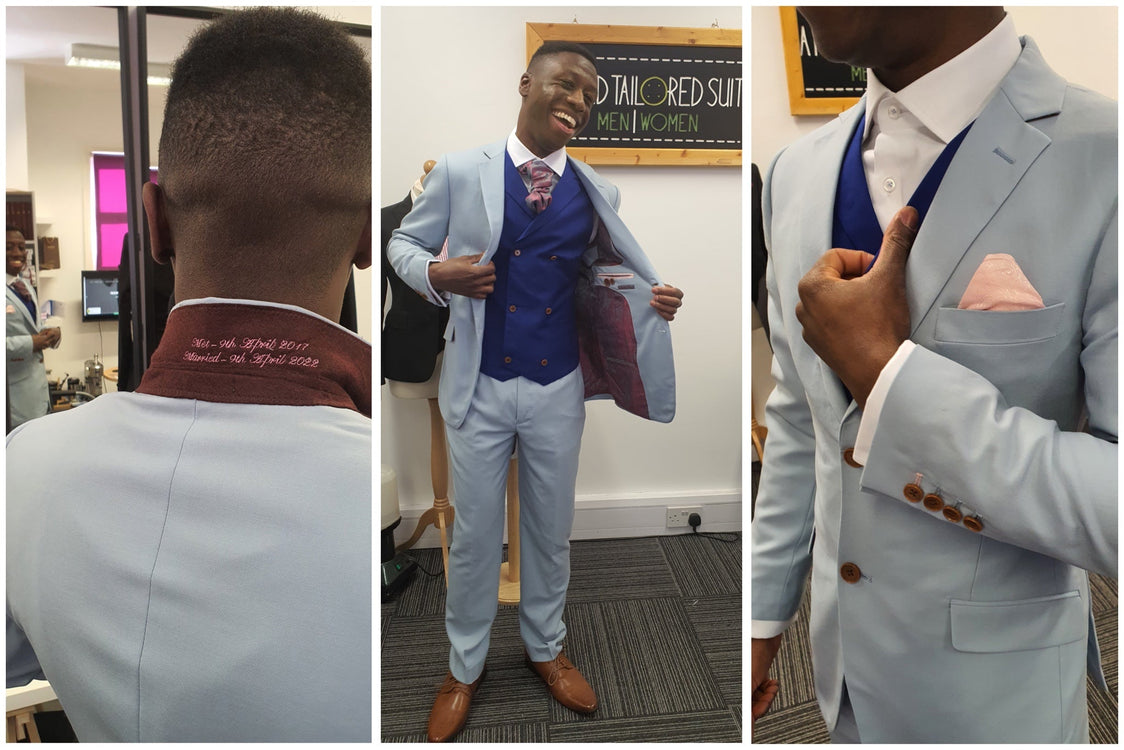 Daniel's Chanel No.5 Inspired Wedding Suit! - A Hand Tailored Suit 