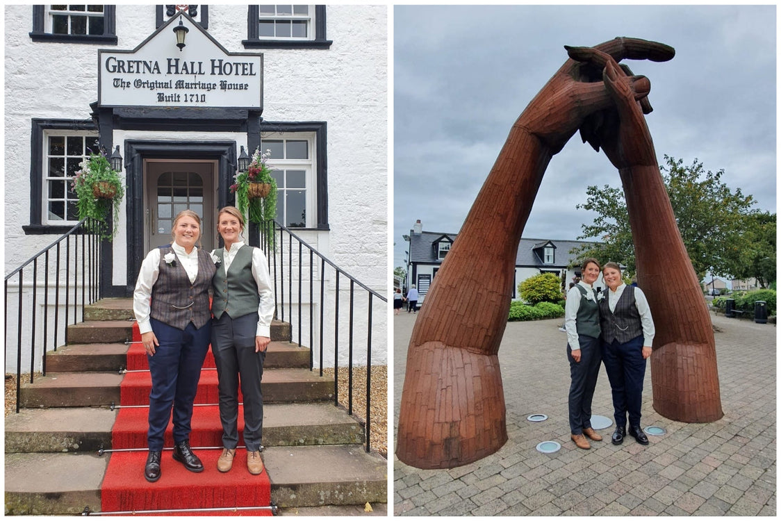 For Mandy and Sophie: A Gretna Green Wedding - A Hand Tailored Suit 