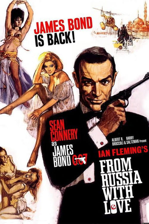Classic Chess Match, James Bond Movie, From Russia With Love, 1963