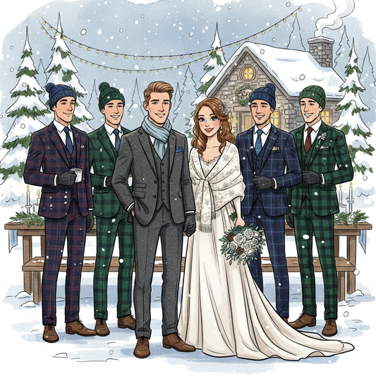 What to Wear to a Winter Wedding (Guest, Groom & Groomsmen)