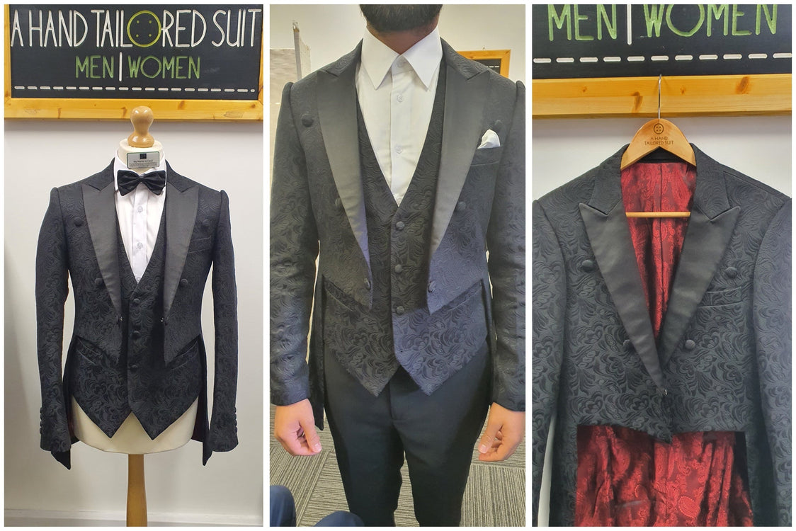 Rizwan's Modern Wedding Tailcoat Attire - A Hand Tailored Suit 