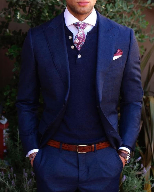 Suiting and Knitwear  (Smart Casual Look) - A Hand Tailored Suit