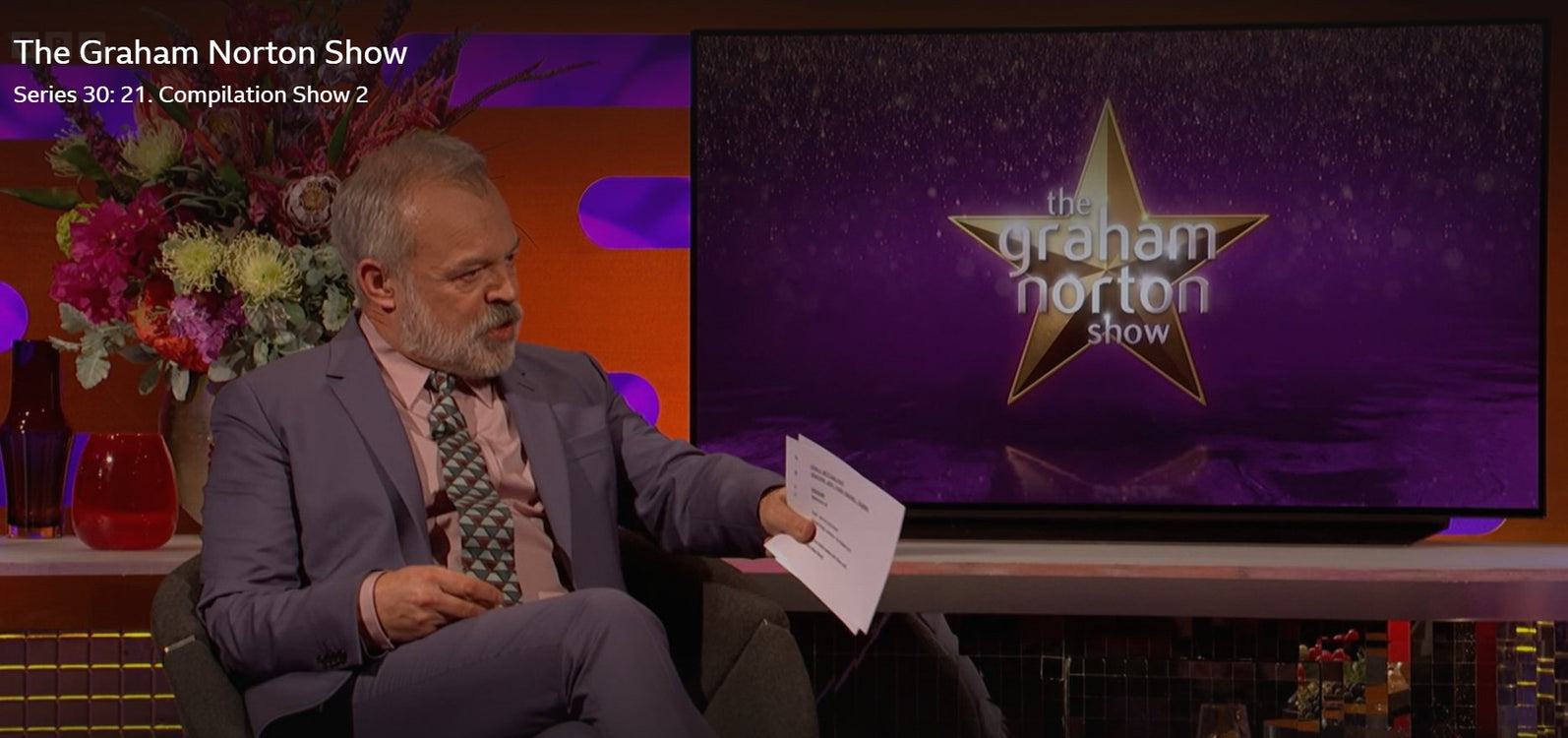 The Graham Norton Show 10 March 2023 - A Hand Tailored Suit