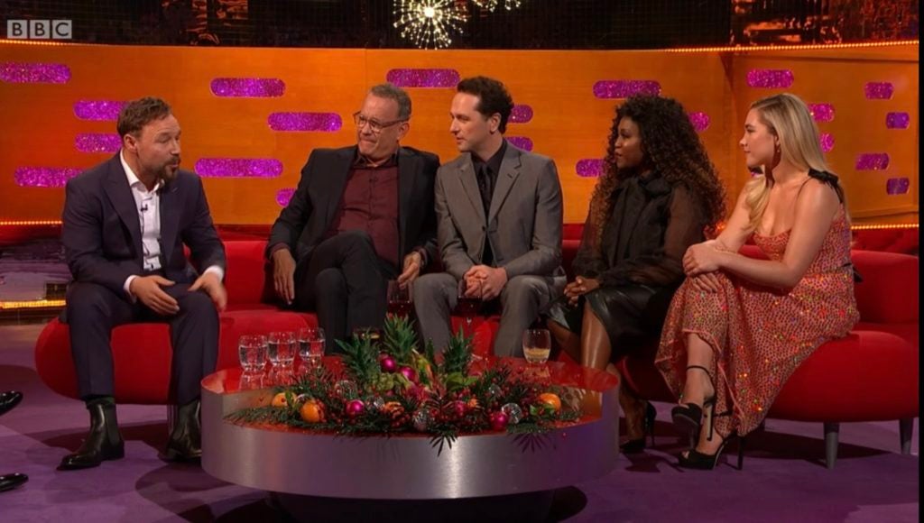 The Graham Norton Show 31 December - A Hand Tailored Suit