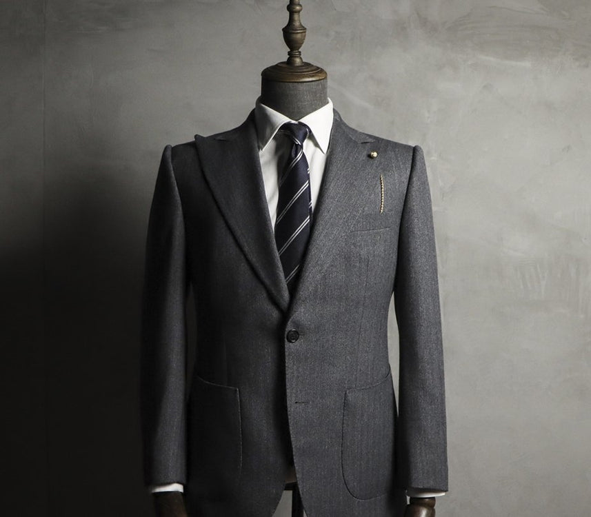 Double-Breasted Pont Neuf Jacket - Luxury Grey