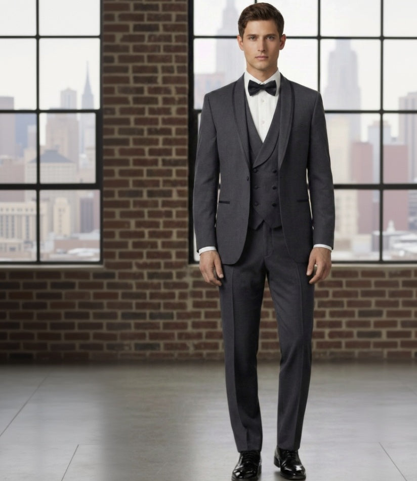 3pc_English_Pure_Wool_Charcoal_Grey_Evening_Suit_Super_120_s_Three_Piece_Suit